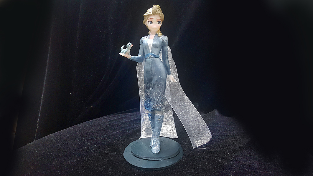 STL file ELSA BLUE DRESS MODEL FOR 3D PRINT FROZEN 👗 ・3D print design ...